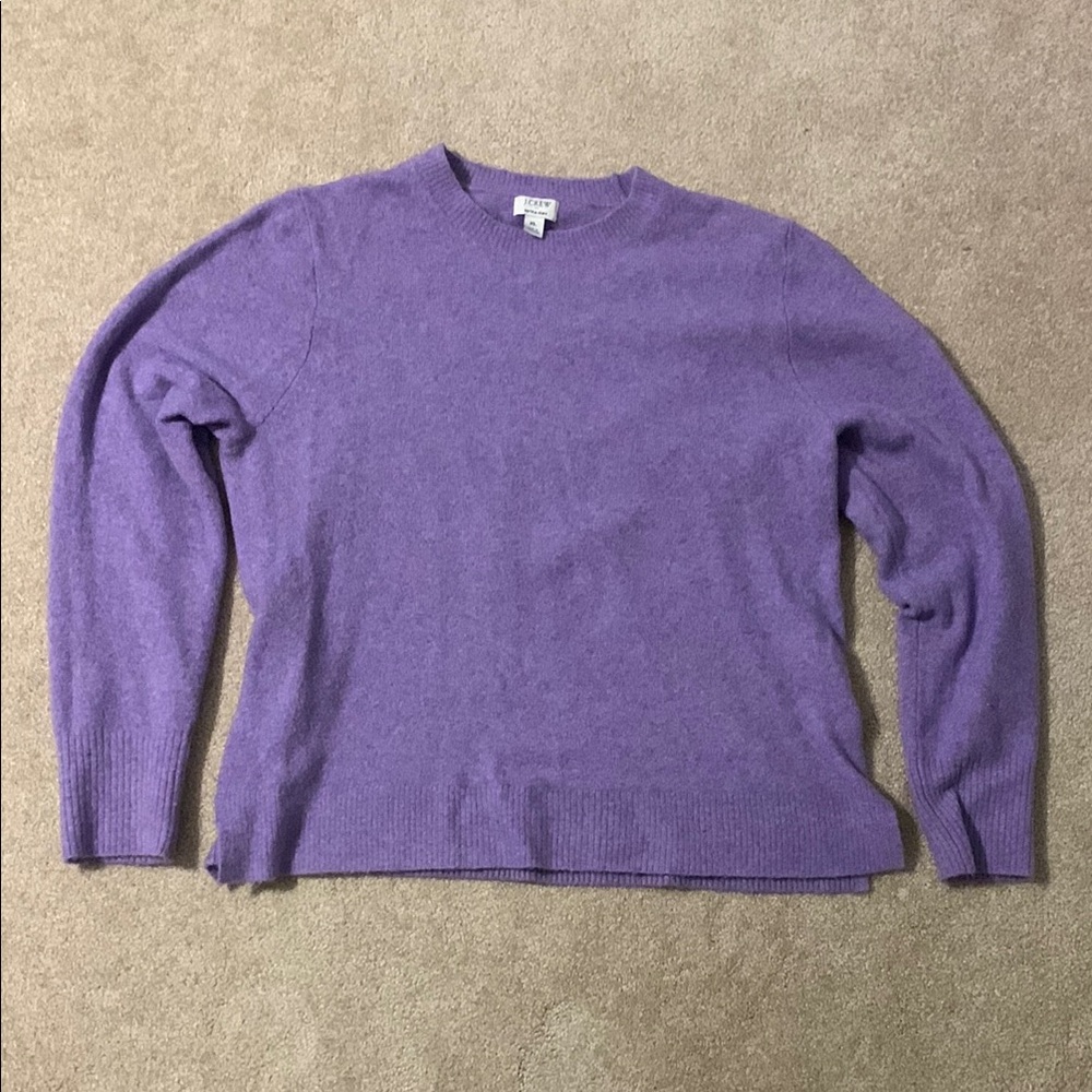 J. Crew Purple Crew Neck Sweater
